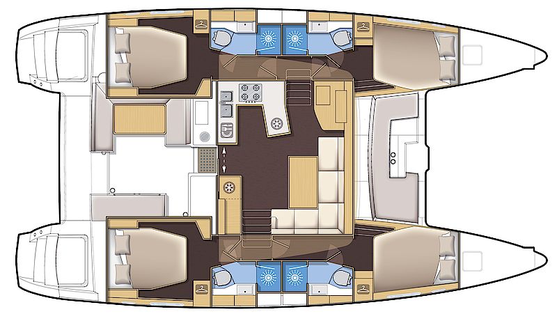 Lagoon_450F_4_Kabinen_Plan